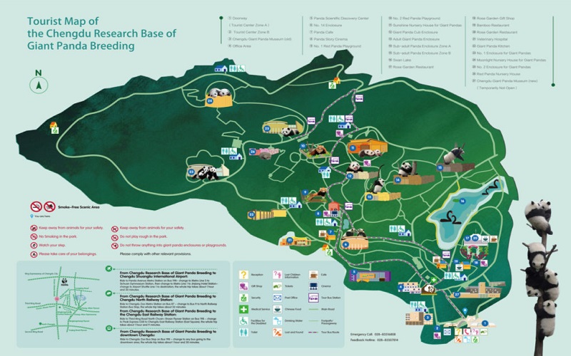 Chengdu Panda Base Map